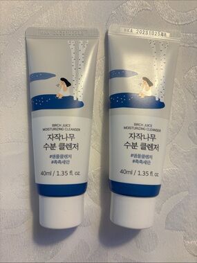 2 ROUND LAB Birch Juice Moisturizing Cleansers